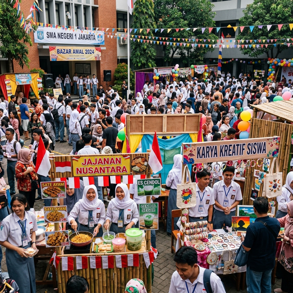 Bazaar Amal OSIS: Berbagi untuk Sesama